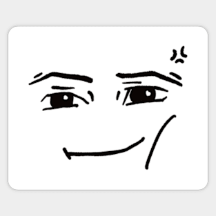 Rblx man face meme Sticker